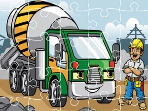 Construction Trucks Jigsaw